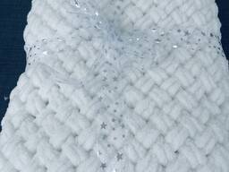 Детский плед 100*100ищ alize puffy