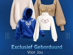 Exclusief geborduurd, speciaal voor jou