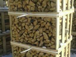 Firewoods in crates