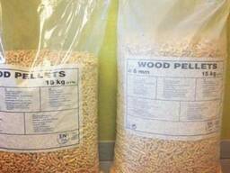 Granulés de bois ENPlus A1, big bags prêts à être livrés