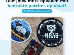 Laat jouw merk opvallen met bedrukte patches op maat!