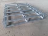 Паллеты оцинкованные металлические четырехсторонние - фото 7