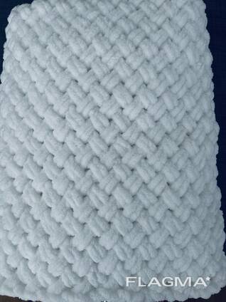 Плед из alize puffy