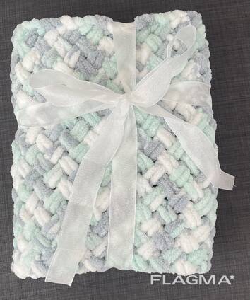 Плед из alize puffy