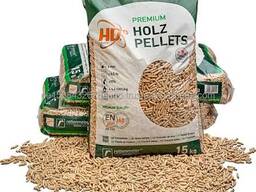 Wood pellets, premium quality, ena1 approved, in 15kg bags
